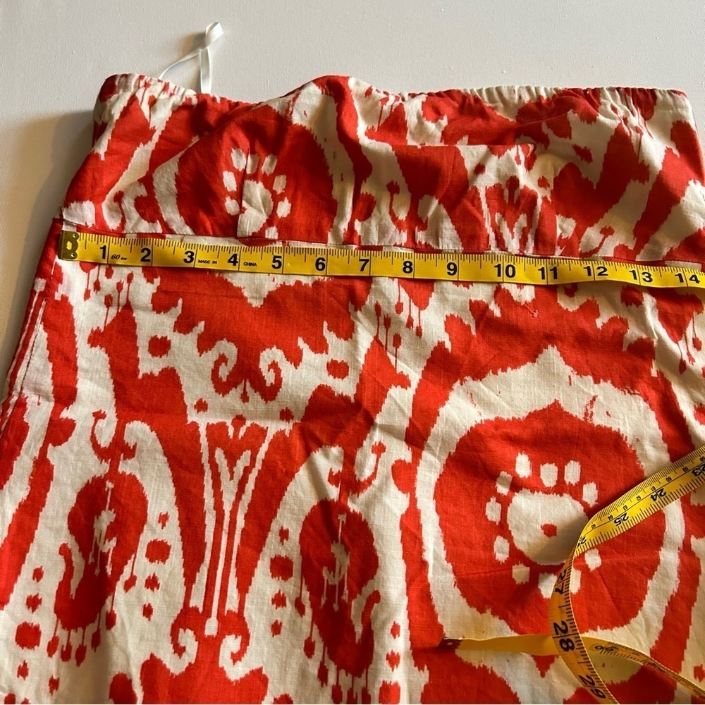 J. Crew strapless top Women's Boho Print Tube Top Cotton Bustier Small - Picture 6 of 9